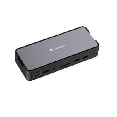 Dokkoló, 15 port, USB-C host, VERBATIM "USB-C Pro CDS-15"