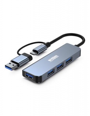 USB elosztó-HUB, 4xUSB-A 3.2, URBAN FACTORY "Minee"